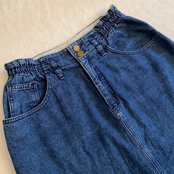 {VTG} Jack Mulqueen | Denim Jean Skirt - Picture 3 of 15